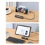 20984 Usb 2.0 To 3 X Usb2.0 With Rj45 (100Mbps) Ethernet Adapter (Black) USB Ca Carousel 7