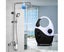 Waterproof Shower Radio, Adjustable Volume Shower AM FM Button Speaker, Bathr Carousel 7