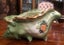 STAFFORDSHIRE IRONSTONE PAIR of PORCELAIN “SNAIL” PLANTER VASES / FLOWER POTS Carousel 4