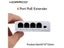 HORACO 4 Port Gigabit POE Extender 100/1000M Network Switch Repeater Carousel 1