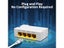 HORACO 4 Port Gigabit POE Extender 100/1000M Network Switch Repeater Carousel 6