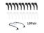 10Pairs Top Quality Silicone Anti-slip Holder For Glasses Accessories Carousel 1