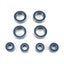 TRB RC Axle Carrier Bearings 4x8x3mm 8x12x3.5mm BLU for Traxxas 116 EREVO Rally Carousel 1