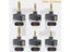 Headphone Adapter 2.5mm 3.5mm 4.4mm Male To Female Converter Gold Plated HiFi Carousel 5