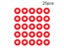 25Pcs Beer Bottle Seals Gaskets Red Silicone Rubber Gaskets Washers Backs For Carousel 3