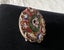 1960s Vintage Oval Italian Colourful Glass Tiles MOSAIC Peony Flower Brooch Carousel 4