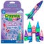 CreateOn Crayola Mini Magnetic PIPTiles Building Set for Kids Magnetic Building Carousel 1