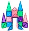 CreateOn Crayola Mini Magnetic PIPTiles Building Set for Kids Magnetic Building Carousel 3