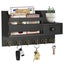VISV Key Holder for Wall Wooden Key Mail Holder with Drawer Wall Mount Key Organ Carousel 1