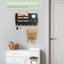 VISV Key Holder for Wall Wooden Key Mail Holder with Drawer Wall Mount Key Organ Carousel 3