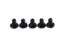 5pcs/lot Black Hard Steel PCI Slot Covers Bracket W/Screws Dust Filter Plate Carousel 6