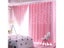 Princess Style Double Layer Stars Curtains For Kids Room Living Room Girl's Carousel 3