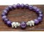 Lucky Elephant Obsidian Hematite Bracelet For Men's Meditation Healing Carousel 6