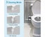 Toilet Bidet Seat Dual Nozzles Bidet Non Electric Bathroom Toilet Water Spray Carousel 8