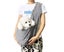 Checker Dog Cat Carrier Sling Bag, Travel Shoulder Bag with Safety Belt Padde Carousel 3