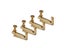 4PCS Violin Fine Tuner Adjuster Copper Gold Alloy Silver For 3/4 4/4 Size Carousel 1