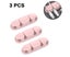 3pcs desktop data cable organizer- pink.Cable holder organiser Powerful adhes Carousel 1