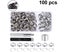 Eye button,100boxed 12MMSilver Pressed Air Eyelet Grommet tool kit 12 mm grom Carousel 1