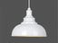 White Pendant Light Vintage Industrial Lamp Hanging E27 Carousel 1