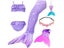 Mermaid Tail For Girls Mermaid Costume Cosplay Dress Kids Mermaid Bikini Carousel 4