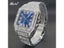 MISSFOX Square Watch Ice Out Diamond Hip Hop Sunburst Dial Waterproof Quartz Carousel 5