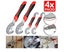 4pack Pipe Wrench Set Quick Snap Pipe Spanner Adjustable Wrench Grip 9-32mm Carousel 2
