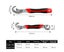 4pack Pipe Wrench Set Quick Snap Pipe Spanner Adjustable Wrench Grip 9-32mm Carousel 7