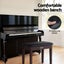 Piano Bench Stool With Storage Wooden Pu Leather Carousel 4