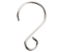 160 Pieces S Shape Mini Hooks Stainless Steel Swivel S Hooks Curtain Hooks Carousel 3
