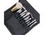 Faux Leather Cosmetic Makeup Brush Bag Belt Strap Storage Pouch Carousel 4
