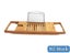 Bamboo Bathtub Tray Bathroom Storage shelves Carousel 2