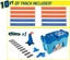 Hot Wheels Toy Car Track Set Track Builder Multi Loop Box Playset & 1:64 Scale V Carousel 3