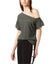 bar III Womens Tiered One Shoulder Blouse, NWT Carousel 1