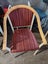 Reception chair- maroon Carousel 2