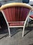 Reception chair- maroon Carousel 3