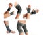5 Pairs/Set Sports Knee Pad Wrist Guard Ankle Support Anti-twist Protective G Carousel 1