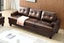 Knollwood 3+2 Seater Faux Leather Sofa - Brown Carousel 4