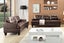 Knollwood 3+2 Seater Faux Leather Sofa - Brown Carousel 2