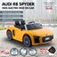 R8 Spyder Audi Licensed Kids Electric Ride On Car Remote Control Yellow Kids Ri Carousel 8