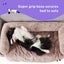 Charlie's VIP Lush Faux Fur Bolster Sofa Protector Calming Dog Bed Natural Large Carousel 4