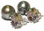 Inspirational 11-11.5mm Grey Green Tahitian Pearl Earrings Carousel 7