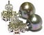 Inspirational 11-11.5mm Grey Green Tahitian Pearl Earrings Carousel 8
