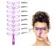 Eyebrow Shaping Kit,8 Styles Reusable Eyebrow Stencil with Handle and Strap, Carousel 1