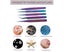Stainless Steel Tweezers Kit Anti-Static Precision Tweezers Set For Eyelash E Carousel 2