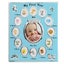 My first year baby 12 months photo frame blue/Pink/Silver Carousel 2