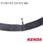Kenda Bike Bicycle Inner Tube 27.5X1.9/2.125 Schrader Valve/American Valve 48mmL Carousel 3