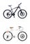 All in 1 E-Bike KIT - convert 27.5" bike to E-Bike within minutes! 250W, 8.7AH Carousel 3