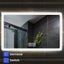 L 1200 x H 800 mm LED Mirror + Demister Carousel 1