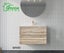 900mm Dual Drawer Wall Hung Vanity - White Oak Carousel 1