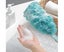 Long Handle Bath Brush Mesh Sponge Back Scrubber Shower Cleaning Massager Blu Carousel 2